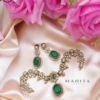 Emerald Necklace with earrings