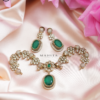 Emerald Necklace with earrings - Image 5