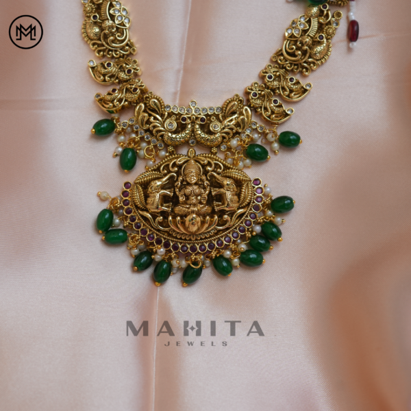 Antique Lakshmi Necklace - Image 2