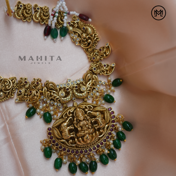 Antique Lakshmi Necklace - Image 4