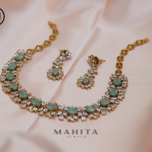 Lite Green Moissanaite Necklace