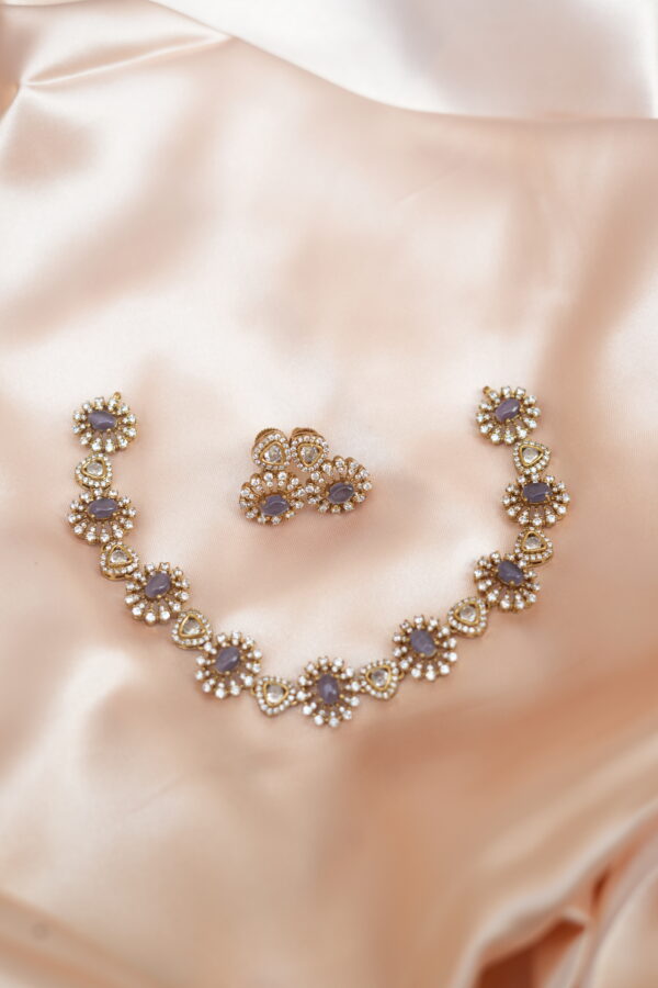 Purple with White Necklace - Image 5