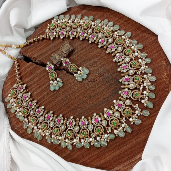 Victorian Diamond Long Neckpiece