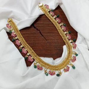 Jadau Kemp Long Neckpiece