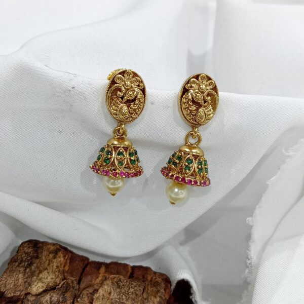 Peacock Jhumkas
