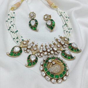 Jadau Kundan Necklace Set