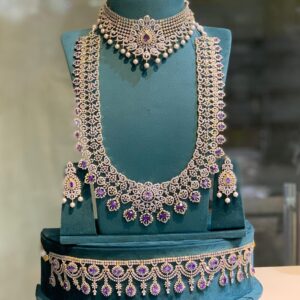 American Diamond  Bridal Set