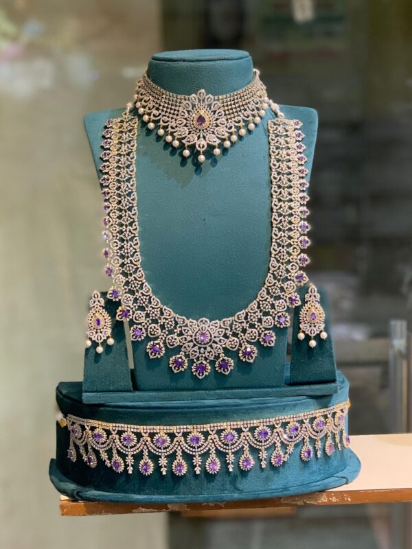 American Diamond  Bridal Set