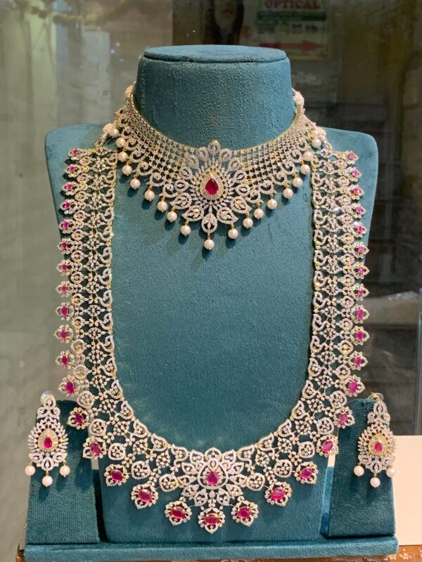American Diamond  Bridal Set