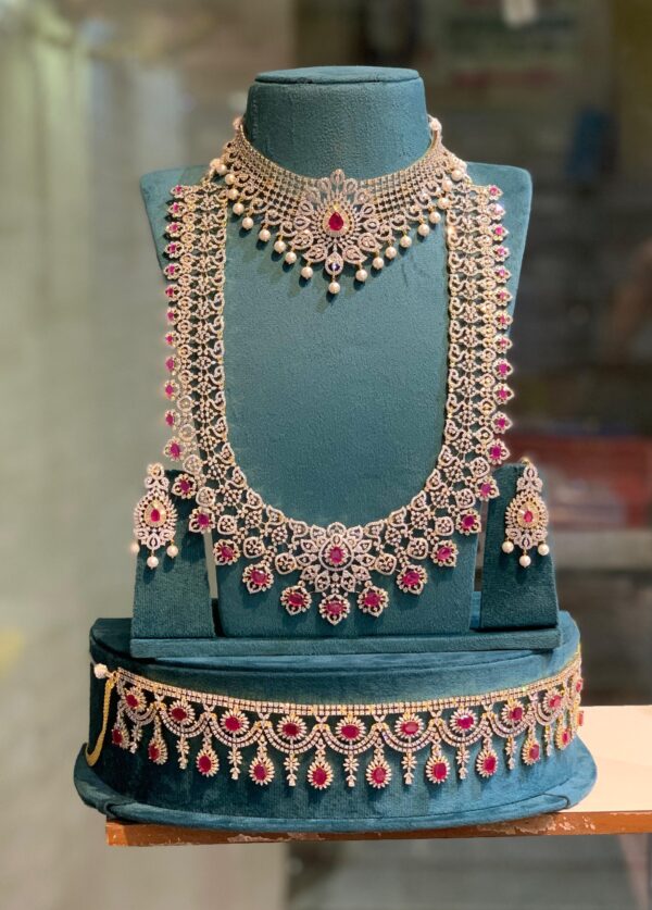 American Diamond  Bridal Set