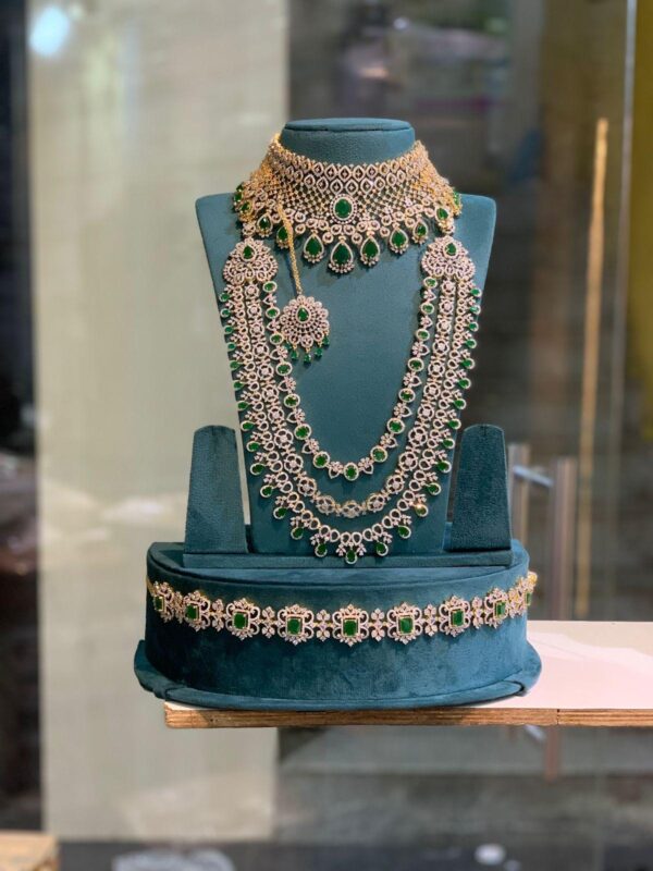 American Diamond Full Bridal Set