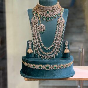 American Diamond Full Bridal Set