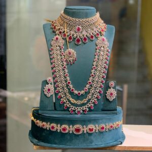American Diamond Full Bridal Set