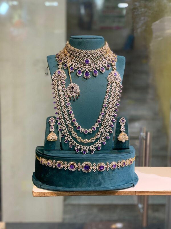 American Diamond Full Bridal Set