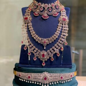 American Diamond Full Bridal Set