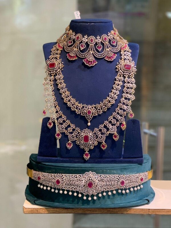 American Diamond Full Bridal Set