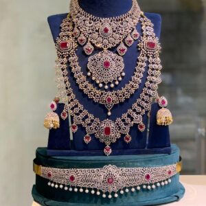 American Diamond Full Bridal Set