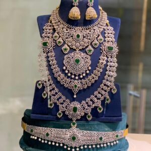 American Diamond Full Bridal Set