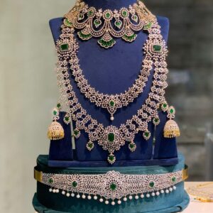 American Diamond Full Bridal Set