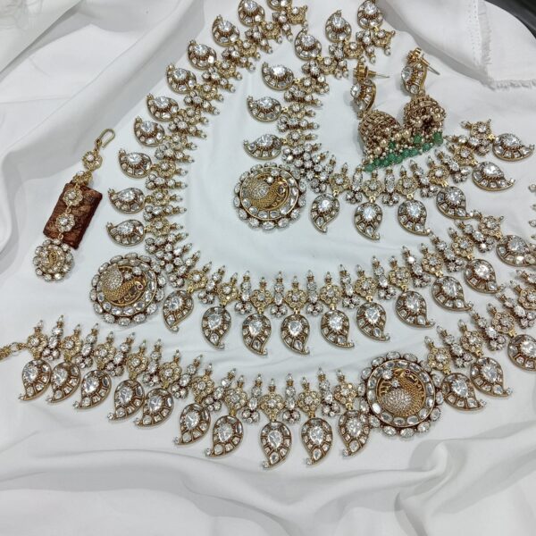New Moissanite Diamond Full Bridal Set - Image 2