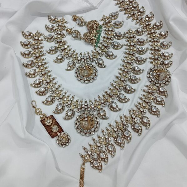 New Moissanite Diamond Full Bridal Set