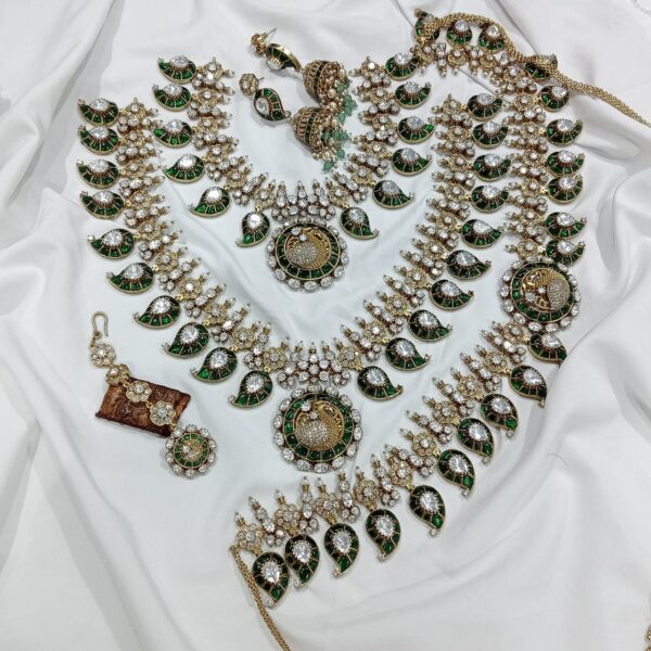 New Moissanite Diamond Full Bridal Set