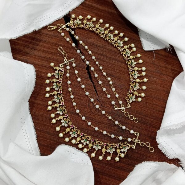 Antique 3 Layer Earchain