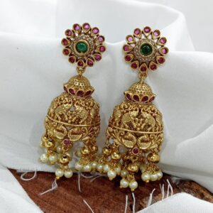 Antique floral earrings