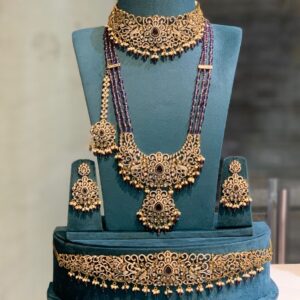 Victorian Diamond Bridal Set
