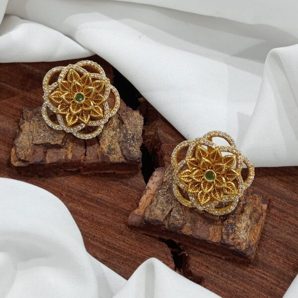 Floral earrings