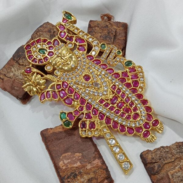 Jadu kundan pendant - Image 2