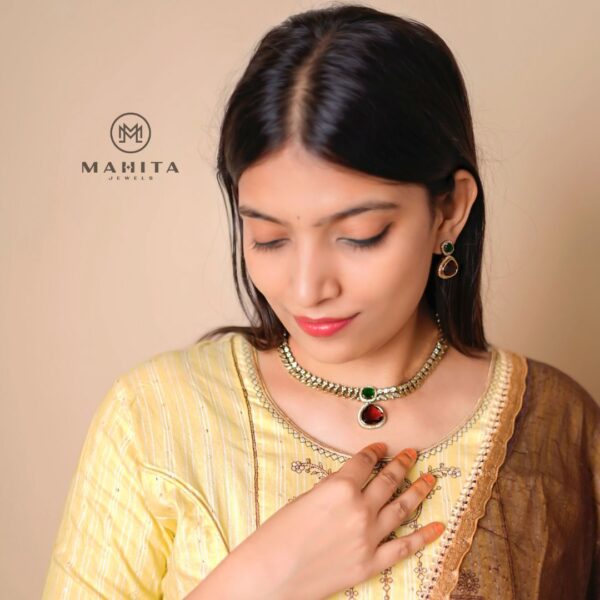 bridal-drop-necklace-red-green-mahita-jewels