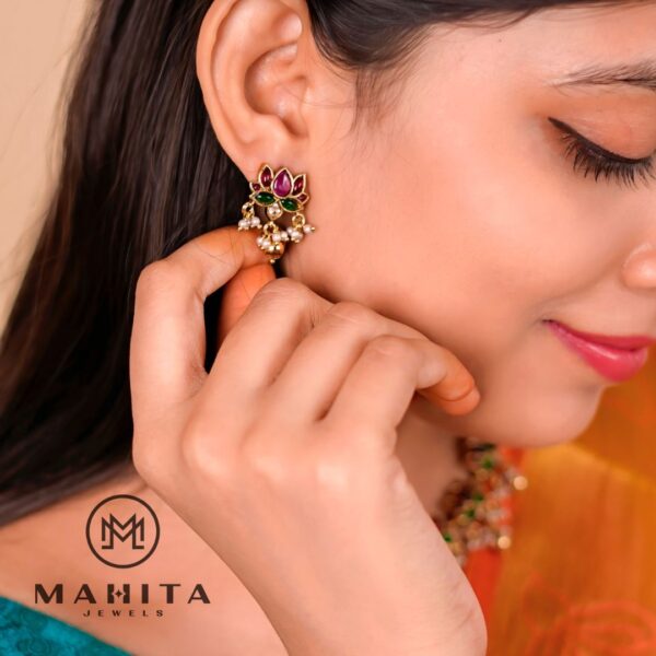 Kemp Lotus Design Hasli Tube Necklace Set - Image 4