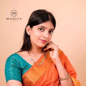 Floral Diamond Chain and Earrings Set