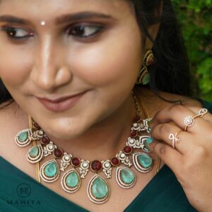 Moissanite Diamond Necklace Set
