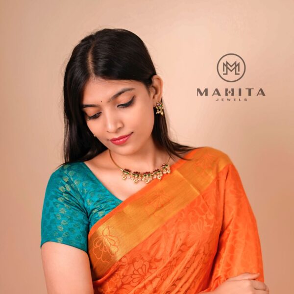 Kemp Lotus Design Hasli Tube Necklace Set - Image 6